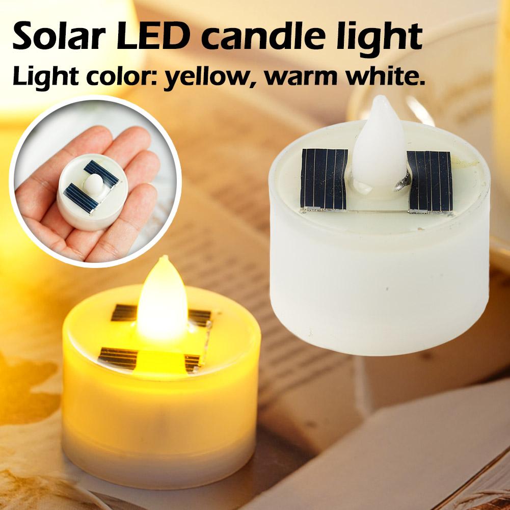 Beeswax Taper Candle - Nouvelles bougies solaires sans flamme LED