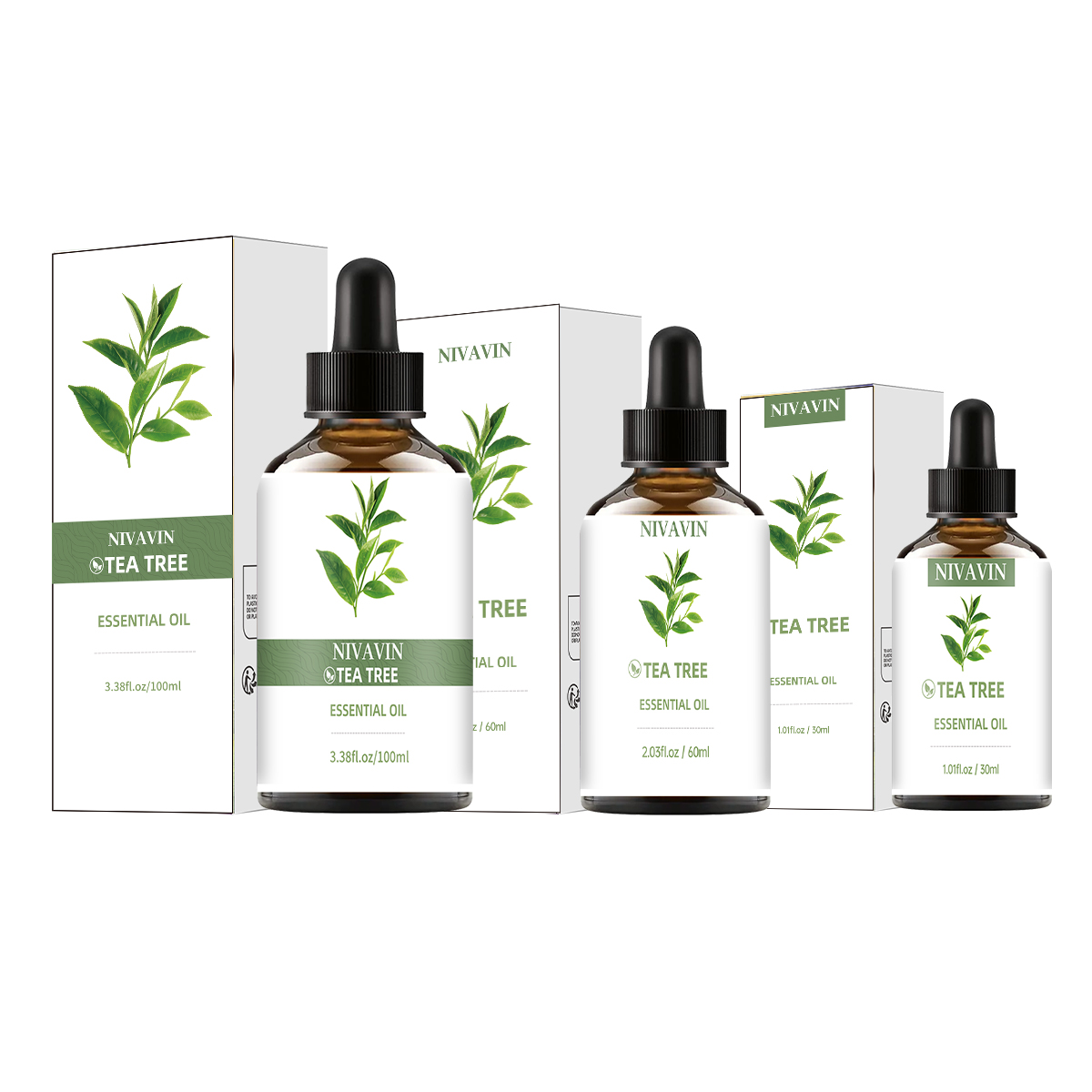 Home Fragrance Co - NIVAVIN Huile d'Arbre à Thé 30ml/60ml/100ml,