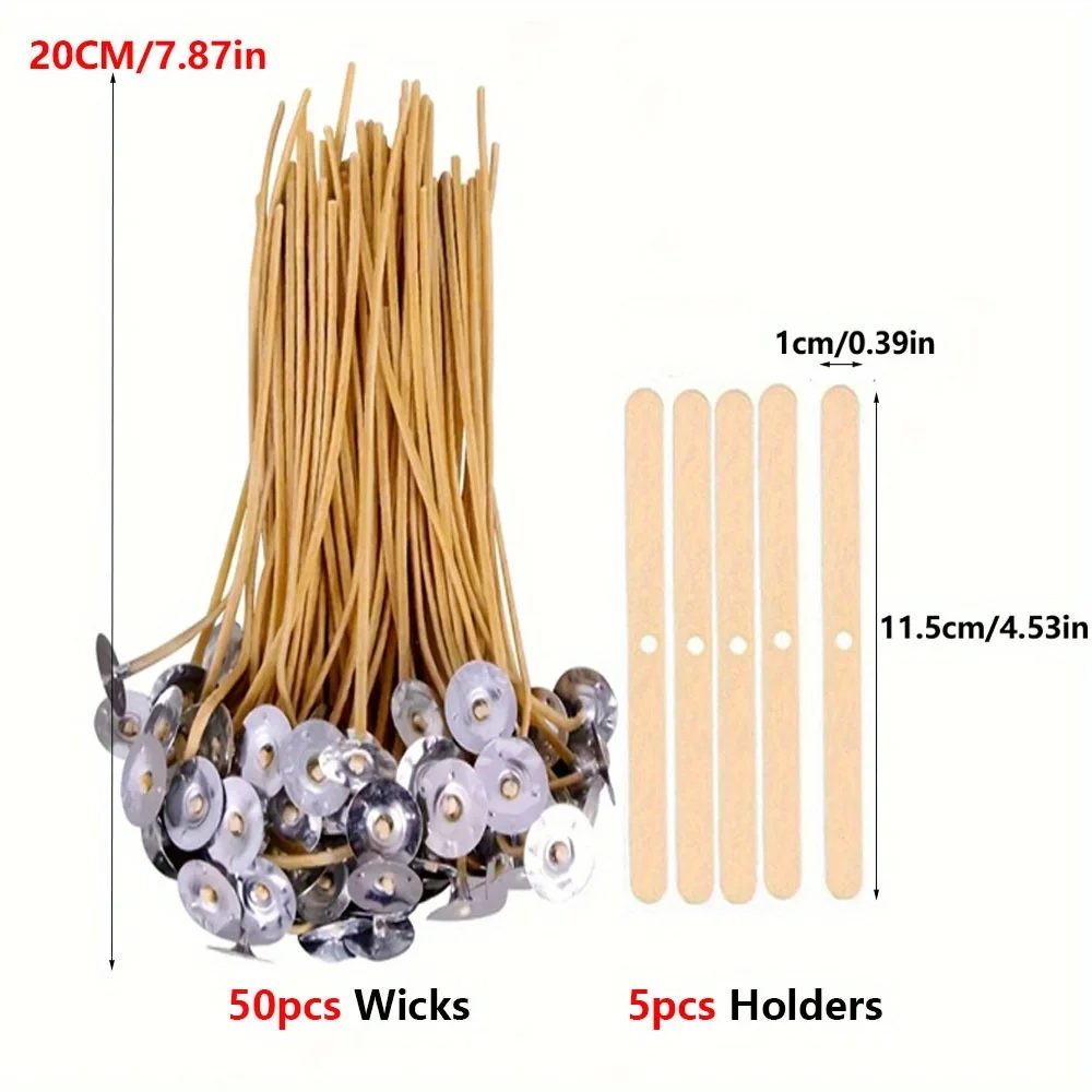 Mèches de bougie 50 pièces 8 p - Beeswax Taper Candle avis et prix